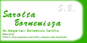 sarolta bornemisza business card